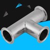 1 PCS Standard Stainless Steel Clamp Tee 3 Way Φ38*1.5