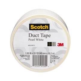 Scotch Duct Tape, White, 1.88-Inch by 20-Yard, 6-Pack