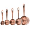 SPUVGVC Copper Measuring Cups and Spoons Set, Stainless Steel Measuring