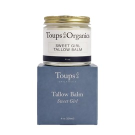 Toups & Co Tallow Balm – Sweet Girl | Grass-Fed Tallow Balm for Face & Body | Deeply Nourishing Daily Moisturizer with Vitamins A, D, E & K | Floral Essential Oil Blend | 4 oz