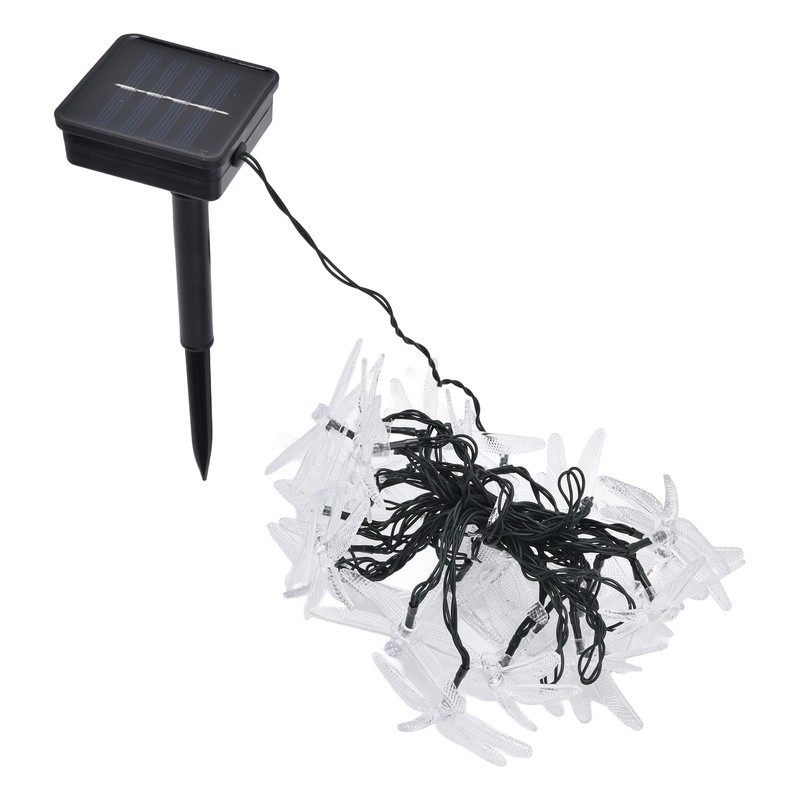 Dragonfly Light String Solar Powered IP44 Waterproof 2 Modes 30