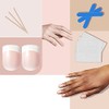 480 piezas de 12 tamaños diferentes naturales francesas cortas uñas