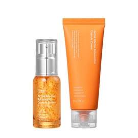 [2-piece set] Marine Astaxanthin 7-day dark spot improvement capsule serum 30ml + cream 50g / [2종 세트] 마린 아스타잔틴 7일 기미개선 캡슐 세럼 30ml+크림 50g
