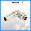 VekAuto Universal Car 90 Degree Brass Fitting Hose Adapter, Hose