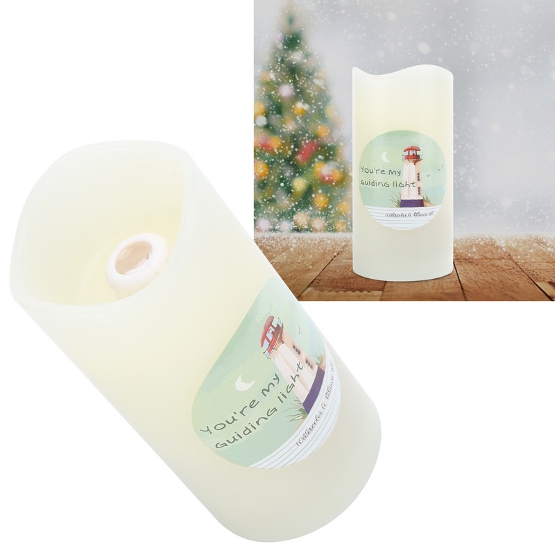 LED Electronic Candle Light Projector Light Flameless Candle Garden Home
