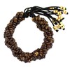 NOVICA Artisan Handmade Coconut Shell Braided Bracelet Thai No Stone
