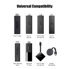 for All Fire TV Sticks Power Adapter USB Cable, Directly Power for TV Stick to Support 4K Video , Eliminating AC Outlet Decluttering Messy TV Cords, Latest Generation 2000mAh Advanced Power Cord