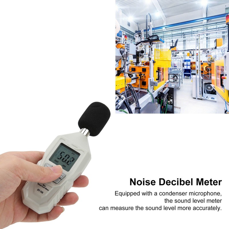 Sound Level Meter Mini LCD Digital Display Noise Measurement Environmental