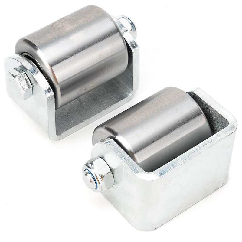 2 Steel Micro Rollers, 2 Inches Roller Heavy Duty Steel