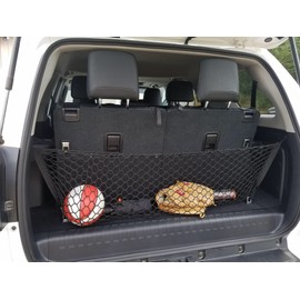 Envelope Style Trunk Cargo Net for Toyota 4Runner 2010 11 12 13 14 15 16 17 2018 2019 2019 2020 3 Row Model Only