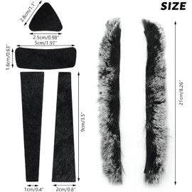 FUNTRESS Archery Bow String Silencers Set Leather Arrow Rest Plate Adhesive Bow Silencer Strip for Recurve Bow Traditional Longbow