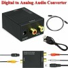 Universal Digital Optical Coaxial to Analog RCA L/R Audio Converter