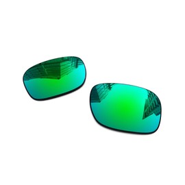 1.6MM Polarized Replacement Lenses for Oakley Holbrook XL OO9417 59mm Sunglasses, UV Protection, Dark Mirror Lens, Repair Parts&Kit (Jade Green)