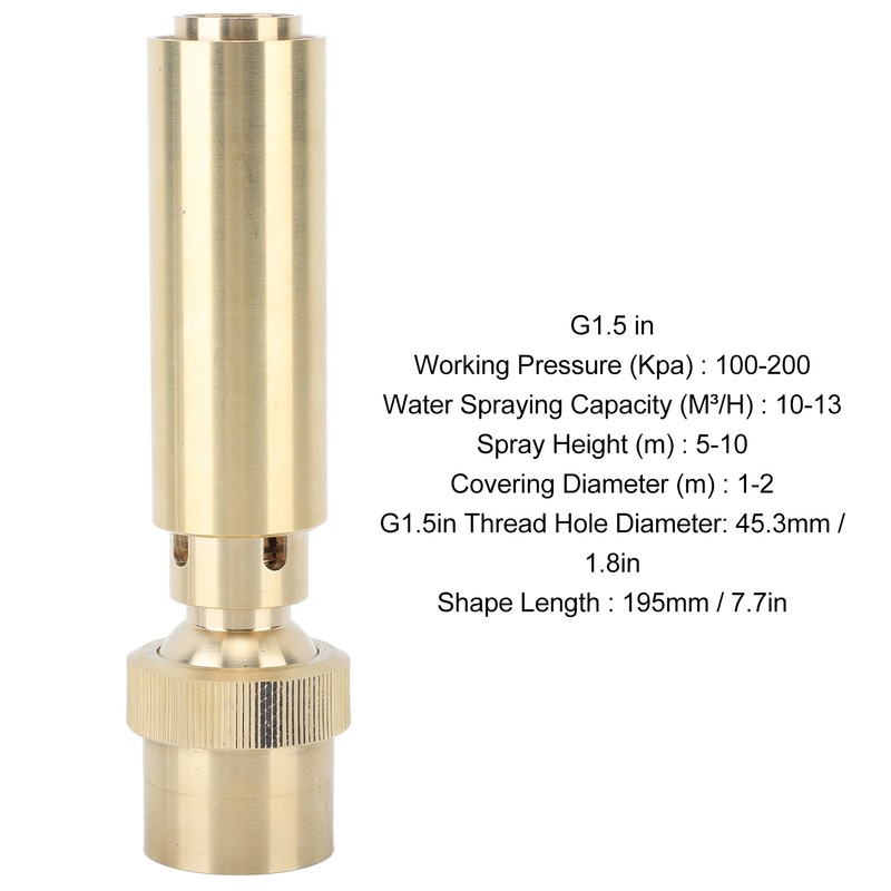 Fountain Nozzle Brass Column Fountain Nozzle Heads Fountain Equipment for