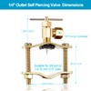 Ice Maker Water Line Kit - Food Grade Refrigerator/Fridge Water