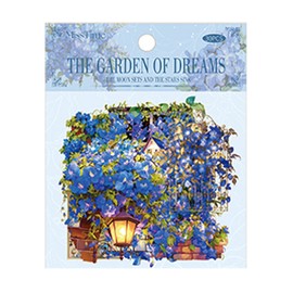 Gryast 30Pcs Flower Washi Stickers for Junk Journaling, Ephemera, Transparent PET Sticker for Scrapbooking, Bullet Journal, Collage