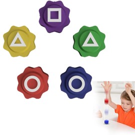 CARETHYS Gonggi Traditional Korean Tossing Game Gonggi Squid Tossing, Hand Eye Coordination Toy,5PCS Stone Catching Game