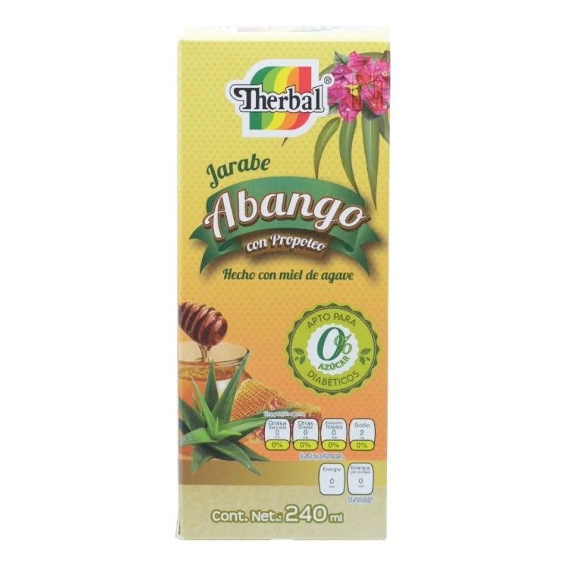 Jarabe Abango Con Propóleo Sin Azúcar 240 Ml Therbal