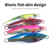 Sinking Fishing Lures, CREOASIS 4pcs 40g/60g/80g Metal Hard Spinner Fish