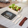 Fabulous Lunch Box Lunchbox mit Besteck, Schwarz – Lyon Collage