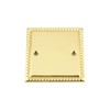 Electrical Blanking Plate Single 1 Gang - Polished Brass -