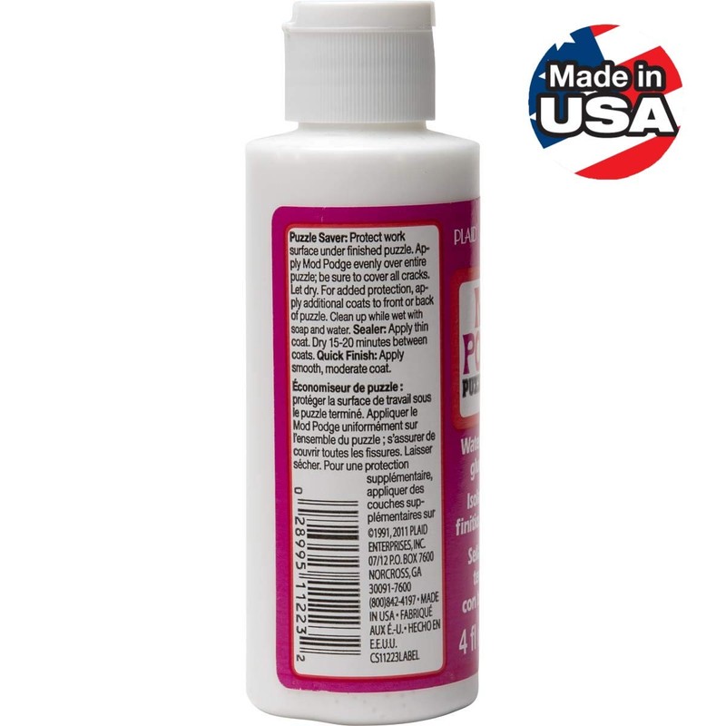 Mod Podge Puzzle Saver (4-Ounce), CS11223, 4 oz, 4 Fl