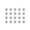 sourcing map G25 2 mm Precision Chrome-Plated Steel Bearing Balls