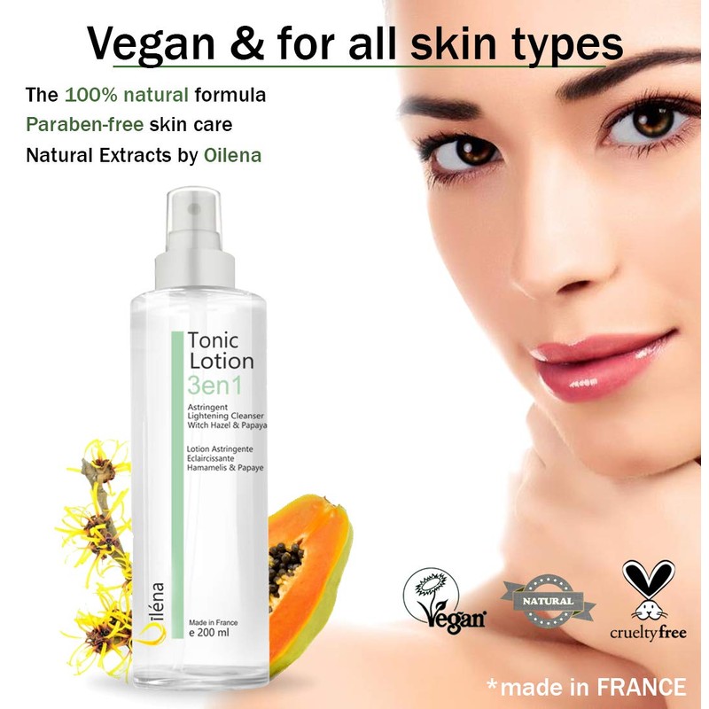 Tonico Facial Cleanser Astrassant and Brightening Toner with Witch Hazel