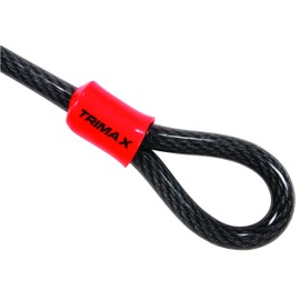 Trimax Trimaflex Dual Loop Multi-Use Cable 8' L X 15Mm TDL815, Card Packaging,Steel