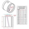 HVAC FAMCO 8 Inch Butterfly Backdraft Damper for Heat Exchangers,