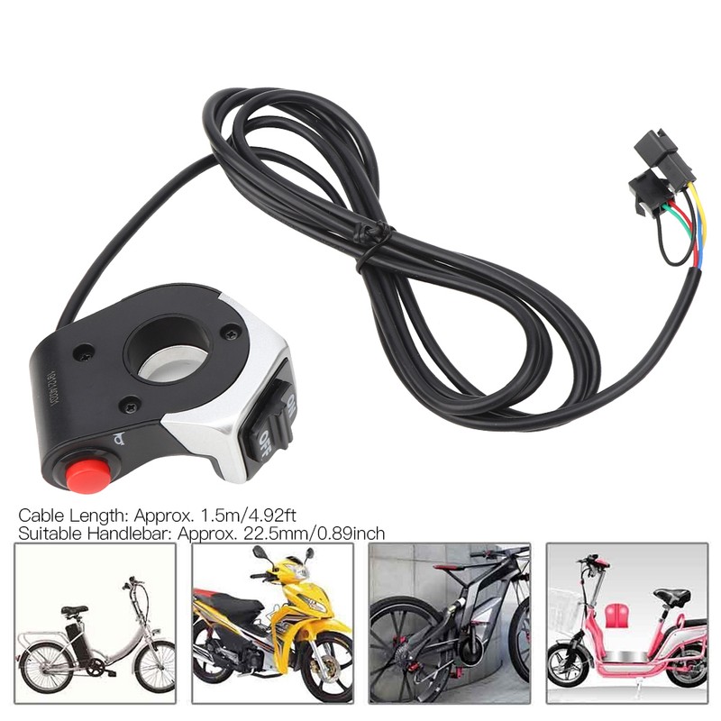 PVC Electric Mountain Bike Scooter 2 In 1 Horn Button