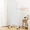 Full Length Mirror with Wheels, 65"x22" Freestanding Floor Mirror with