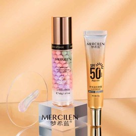 Mercilen Makeup Base and Sunscreen Set, SPF 50 PA+++