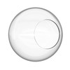 KastLite 12" Clear Acrylic Lamp Post Globe | Smooth Textured