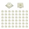 Kewucn 50 PCS License Plate Nylon Screw Inserts, Front and