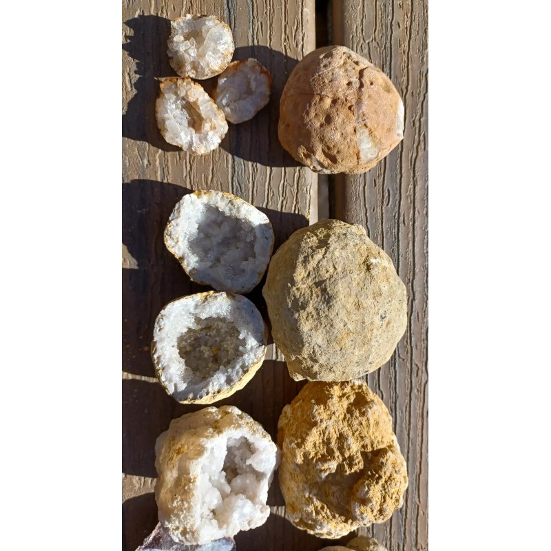 Crack your own geode sampler pack 6 different break geodes