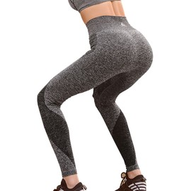 Sillictor Women's Yoga Pants, Sports, Long, High Waist, Tights, Sports Leggings, Breathable, Quick Drying, Beautiful Legs, UV Protection -