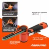 ABRAPRO 3/8"x 13" Air Belt Sander with 20Pcs Zirconia 40/60/80/120