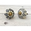 ARTISNO Ceramic Knobs for Cabinets - Set of 10 Decorative
