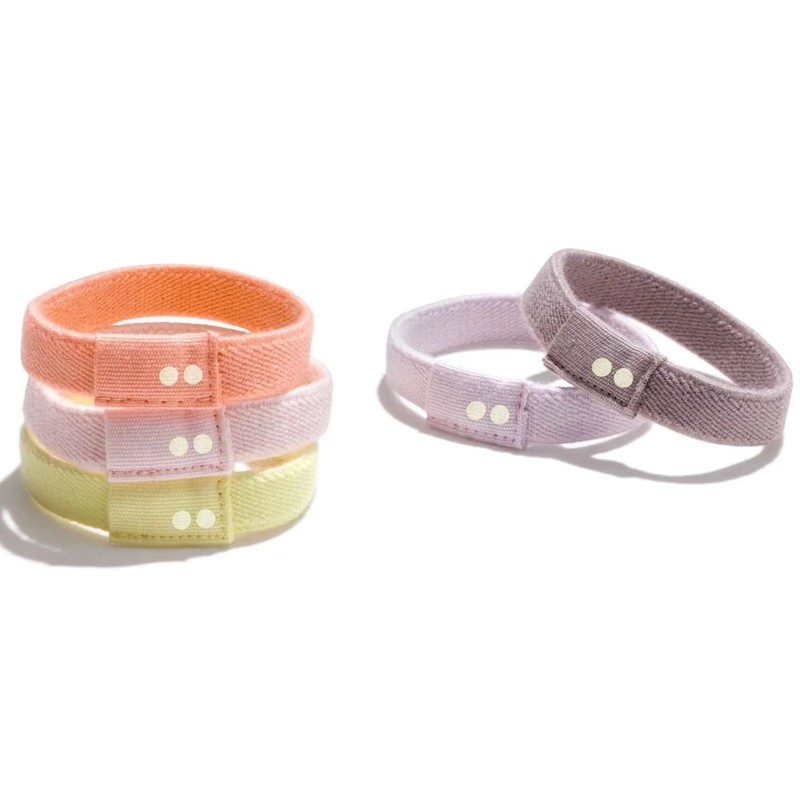 Kooshoo Cotton Organic Hair Ties, Sea to Sky