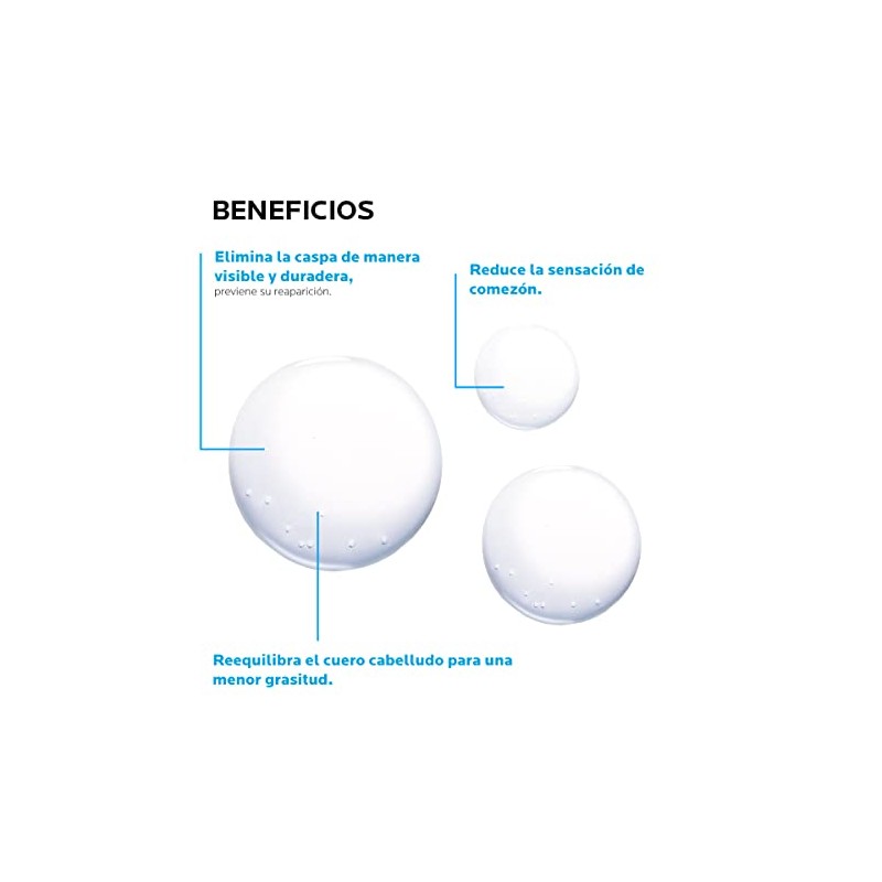 La Roche-Posay Shampoo Anti-Caspa para Cuero Cabelludo Sensible La Roche