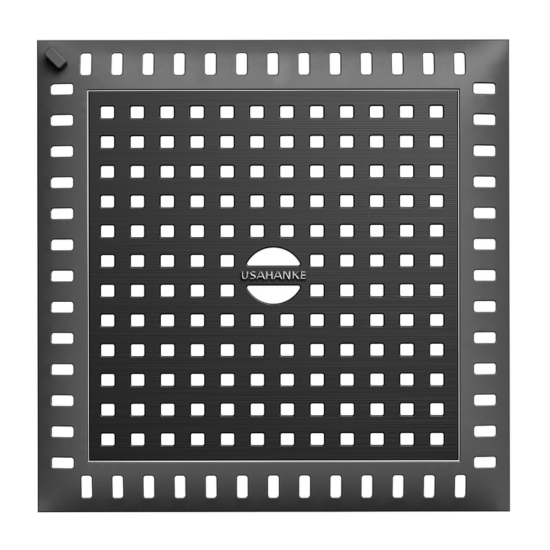 USAHANKE Drain Hair Catcher for Bathroom Sink,4.8" Stainless Steel and