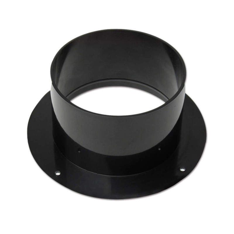 Straight Pipe Flange TiCoast Duct Connector Flange ABS Plastic for