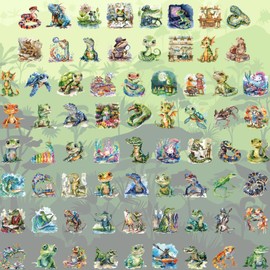 Fancy Land 140Pcs Reptile Temporary Tattoos for Kids Snake Lizard Individual Tattoos for Spring Theme Birthday Party Decoration Favors Baby Shower Supplies Goodie Bag Stuffers