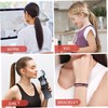 PACKOVE 24pcs Elastic Hair Ties for Ponytails Nonslip Basic Hair