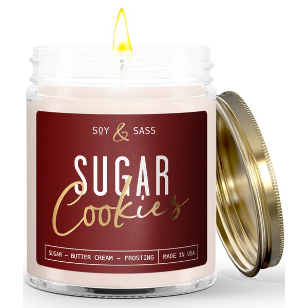Sugar Cookie Candle, Cookie Candle – ‘Sugar Cookies’ Soy Candle,