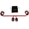 Red Restore Pilates Spreader Bar with 4 Red Strap, Exercise