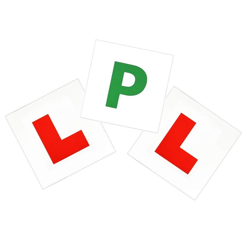 Korel Fully Magnetic L Plates and P Plate Triple Pack