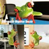 Cute Resin Frog Decor Set, 2 Pcs, Fun Gift Idea