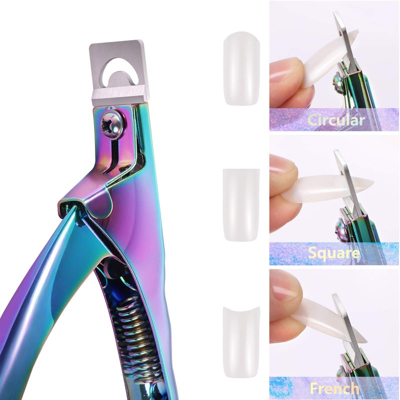 MIKIMIQI Dual Nail Forms Set Poly Gel Quick Building Kit,